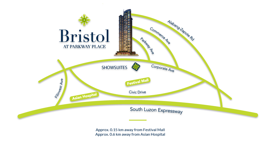 Bristol at parkway Place For Sale Location Map