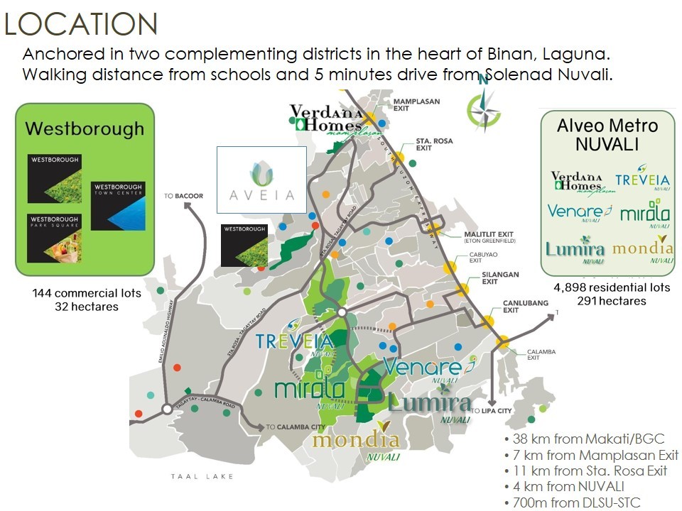 Aveia Location and Vicinity Map