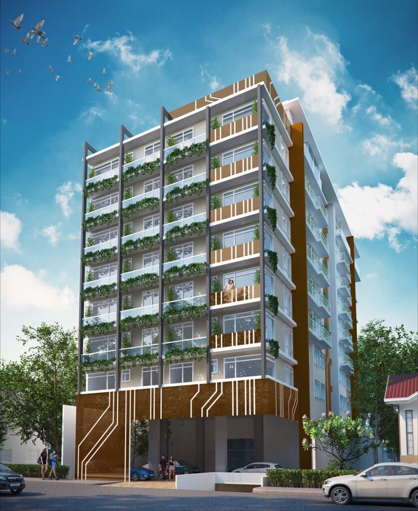 Centro Residences Mid Rise Condo Facade