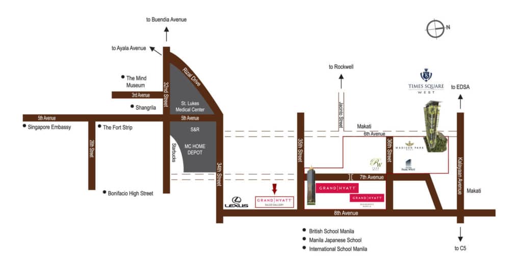 Madison Park West Pre Selling BGC Location And Vicinity