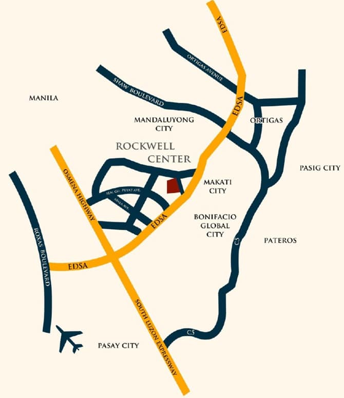 The Proscenium Location and Vicinity Map