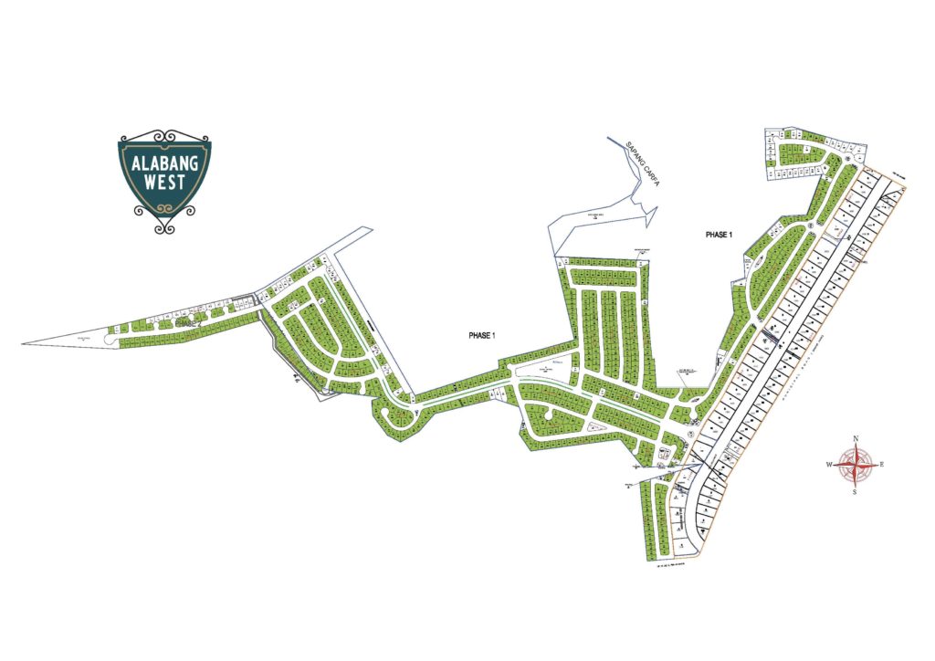 Alabang West Site Map