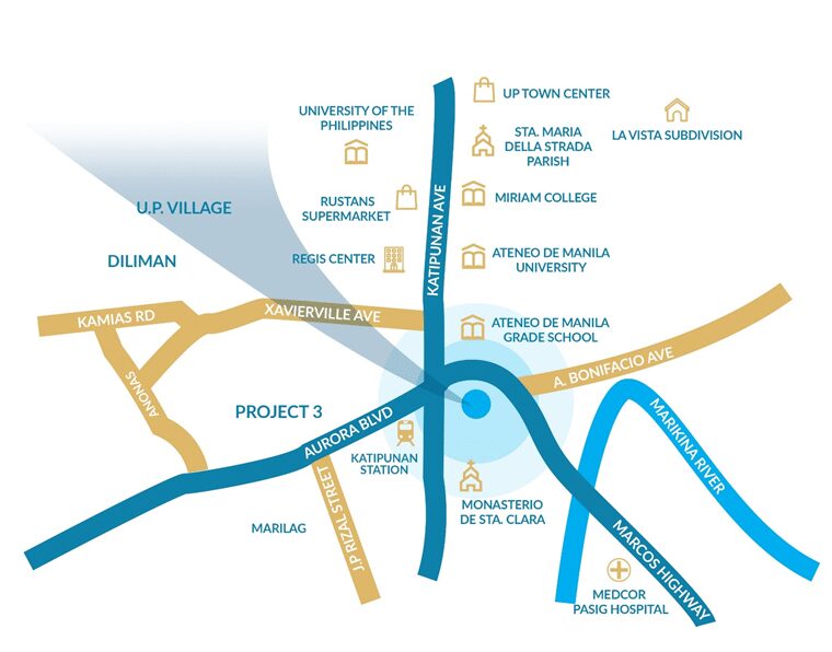 The Arton by Rockwell Land Location and Vicinity