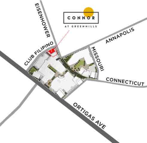 Connor Greenhills Location and Vicinity