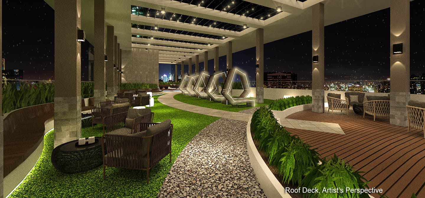 Roof Deck of Glam Residences