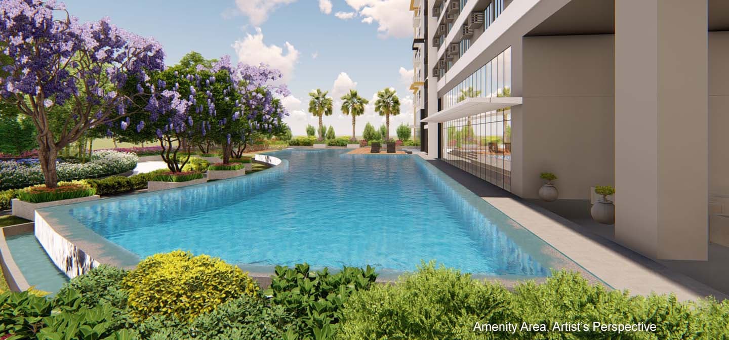 Glam Residences GMA Kamuning condo swimming pool