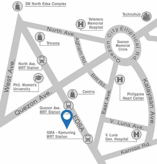 Glam Residences by SMDC location and vicinity by EDSA