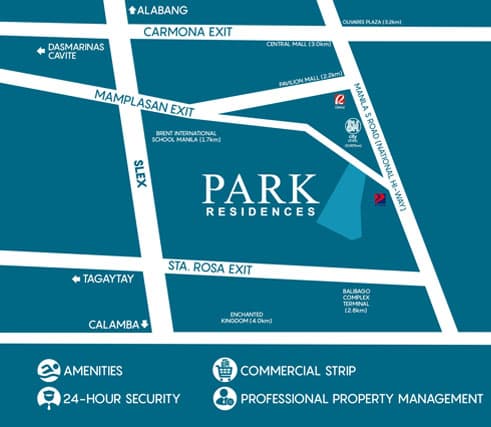 Park Residences Location and Vicinity