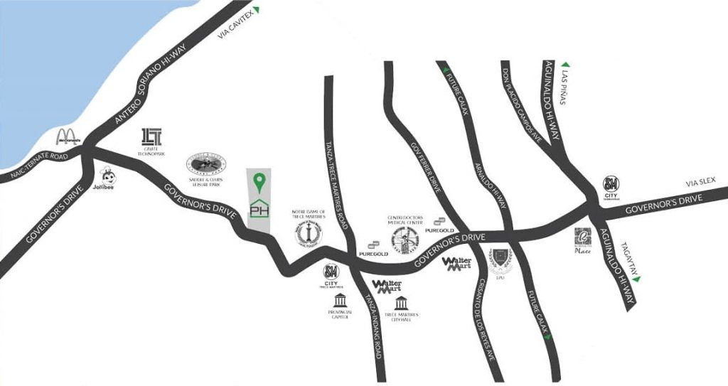 Phirst Homes Location and Vicinity