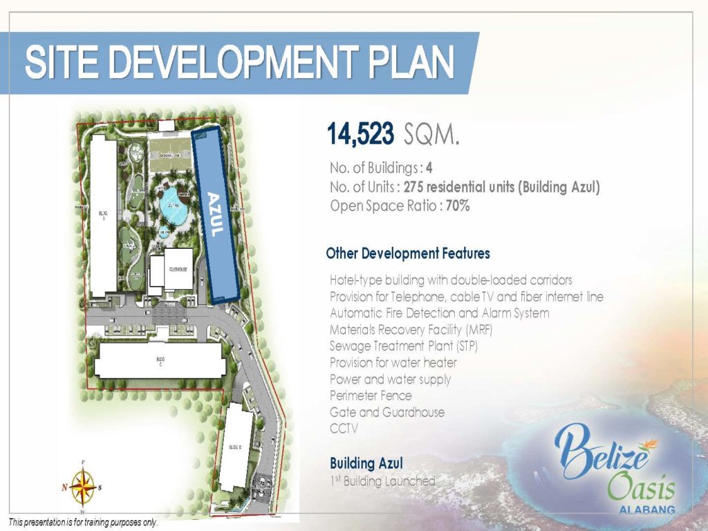 Belize Oasis Site Development Plan