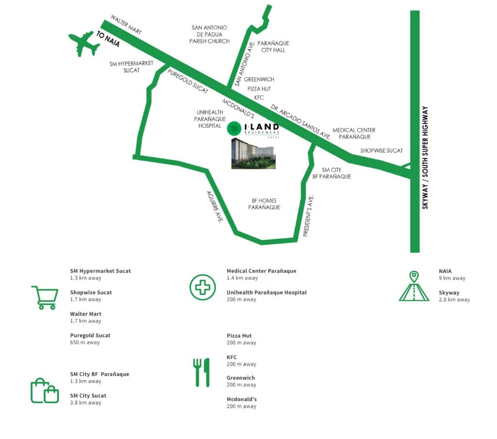 I-Land Residences Location and Vicinity