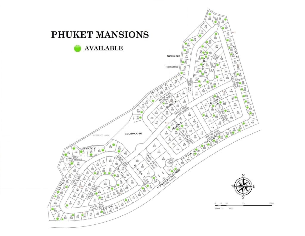 Phuket Mansions Availability