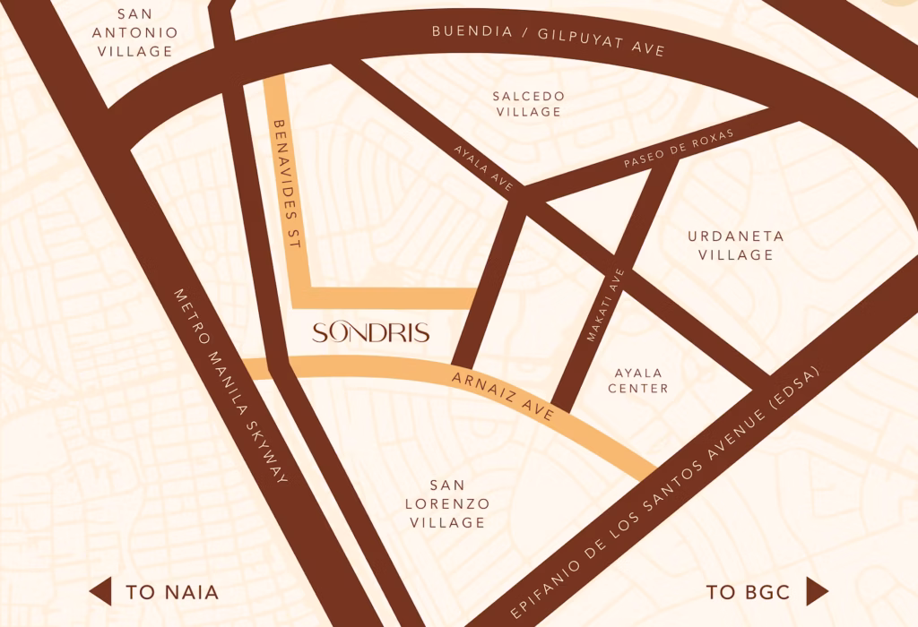 Sondris Makati by Arthaland Location and Vicinity