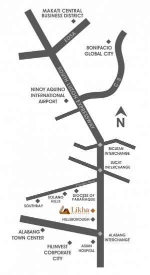 Likha Residences Location and Vicinity