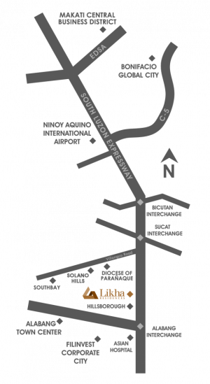 Likha Residences Location and Vicinity